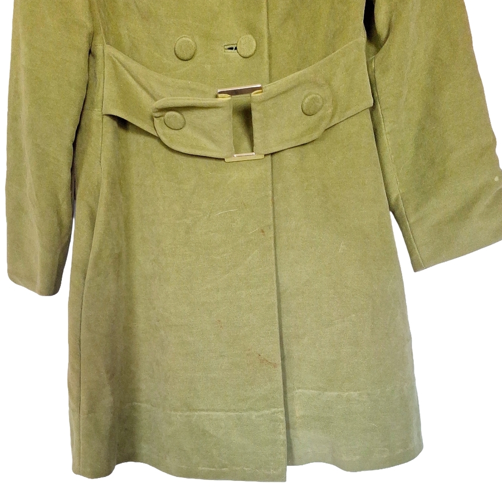 Vintage 60's Country Pacer Penny Lane Faux Fur Wool Coat - Picture 9 of 16